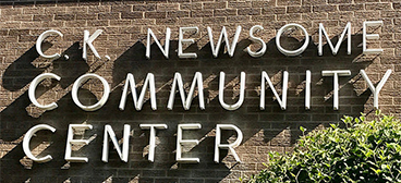 C.K. Newsome Community Center Sign